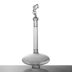 Decanter Gold Fish in Vetro Inghistera