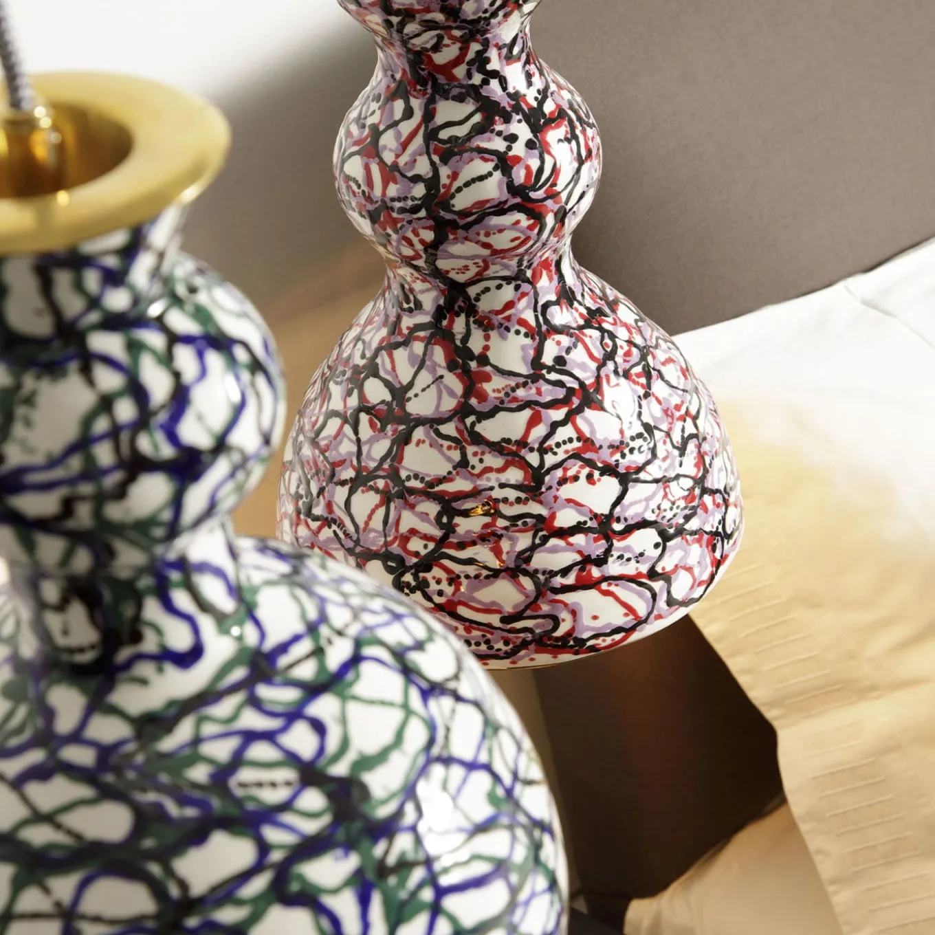 7307/DE/R Lampada a sospensione Allegra policroma