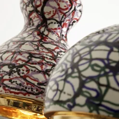 7307/DE/R Lampada a sospensione Allegra policroma