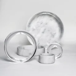 Disgelo, piccolo portagioie in marmo