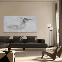 Dittico Materico Incontro Bianco in resina