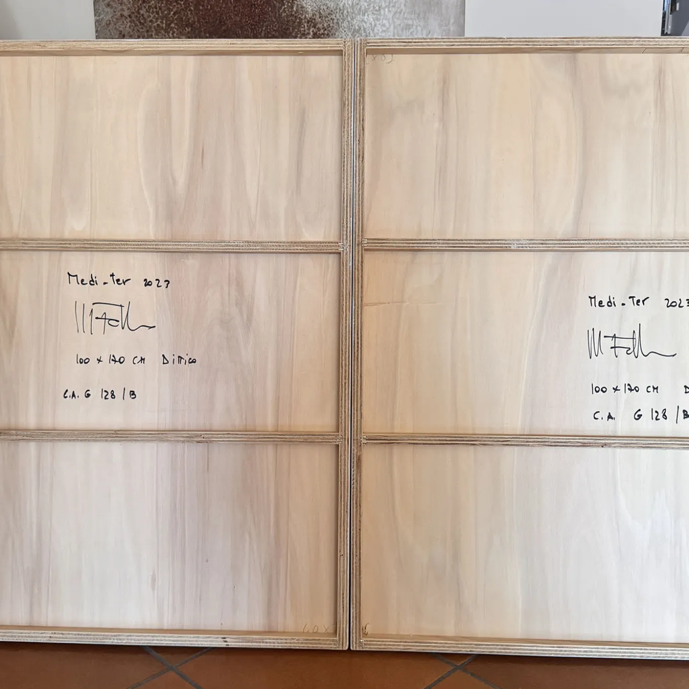 Dittico Materico Medi-ter in Resina