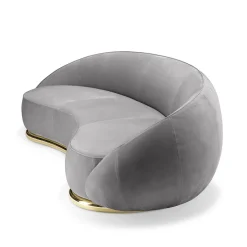 Divano a 3 posti Abbracci grigio