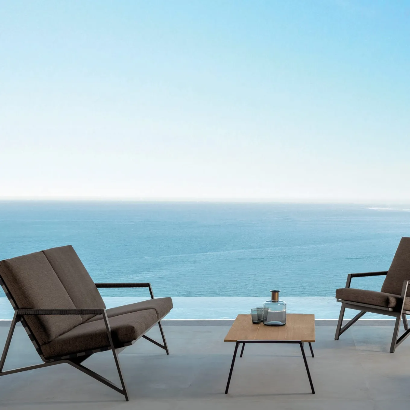 Divano a 2 posti Cottage Mocha