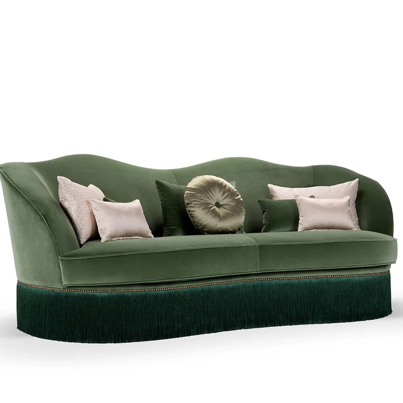 Divano a 3 posti Dione verde