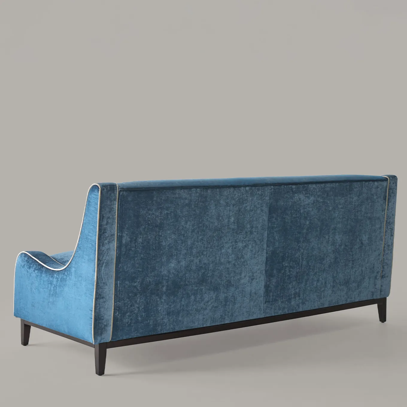 Divano a 3 posti in velluto blu navy Paris