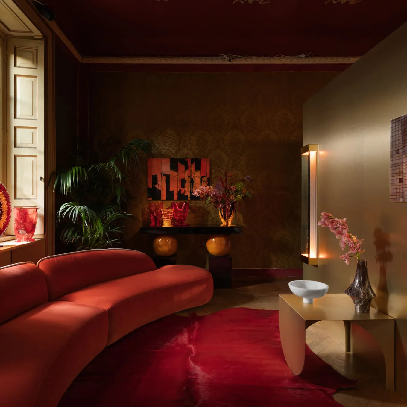 Divano arancione Erasmo