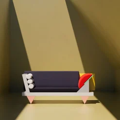 Divano Big Sur di Peter Shire - Memphis Milano