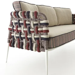 Divano da esterno Eva a tre posti di Antonio Marras