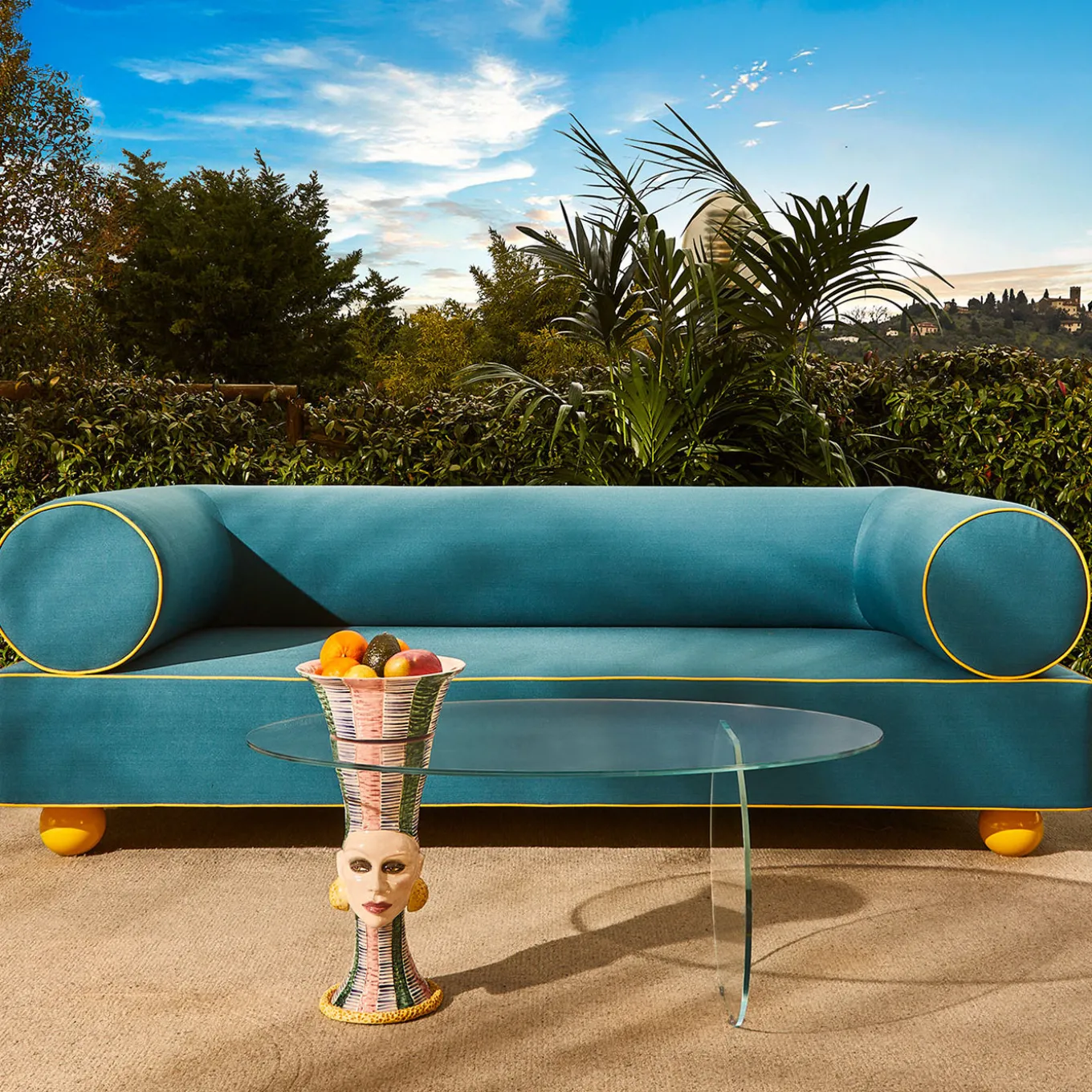 Divano da esterno Graphius Blue