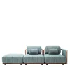 Divano da esterno modulare blu Moorea Key West #2