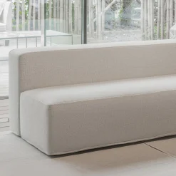 Divano da esterno Norman in tessuto beige