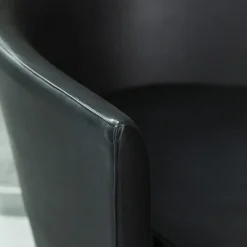 Divano Lamentazioni in Eco-Pelle Nera