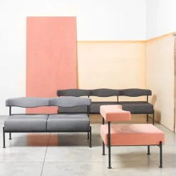 Divano Momo 3 posti grigio