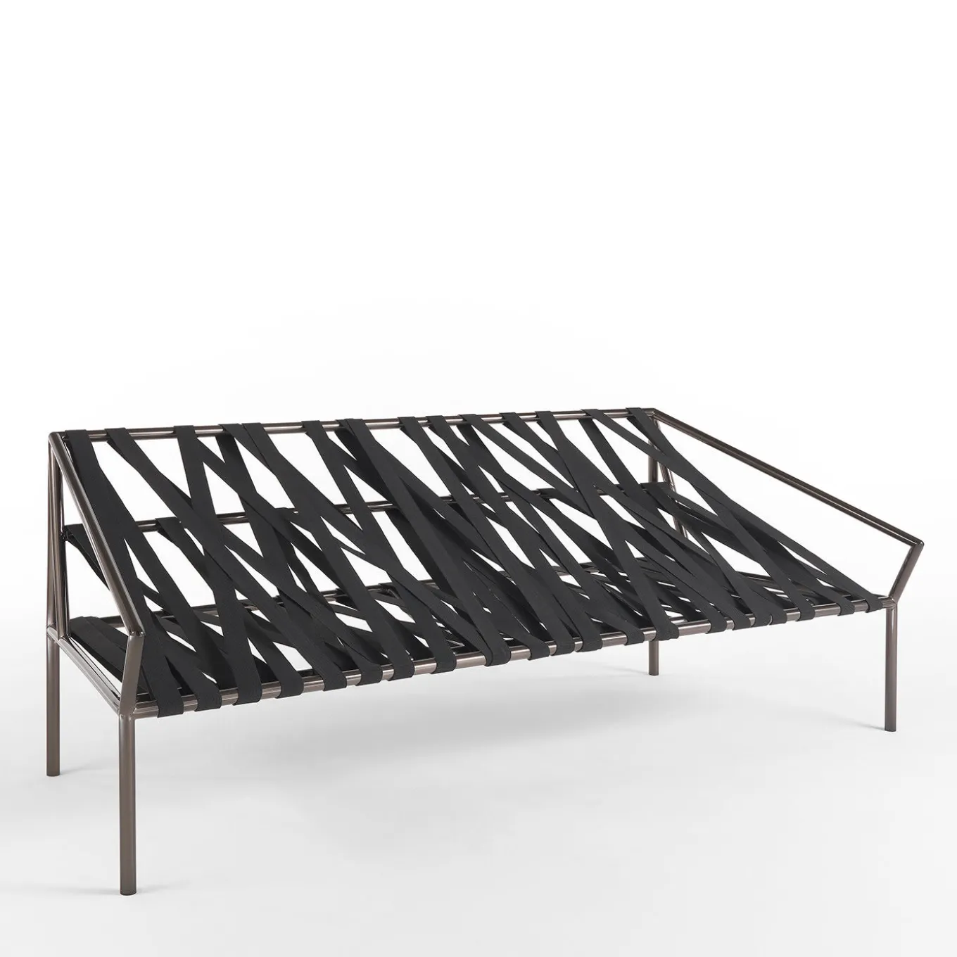 Divano nero Ligomancer di CTRLZAK