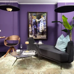 Divano Pergy Vis-à-Vis nero