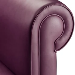 Divano Portofino 2 posti viola di Stefano Giovannoni