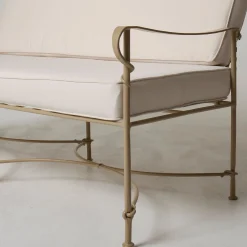 Divano reclinabile per esterni in ferro Lotus