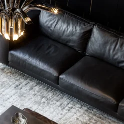 Divano Roger nero di Dainellistudio