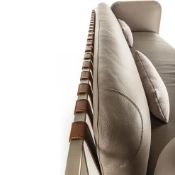 Divano Sydney in Pelle Beige