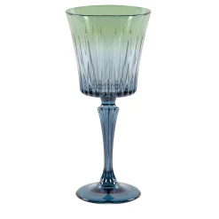Domina Set di 2 bicchieri da acqua blu-verdi