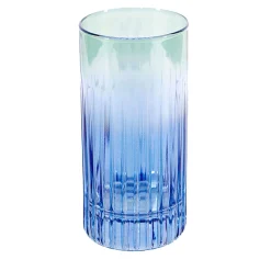 Domina Set di 2 bicchieri tumbler alti blu-verdi