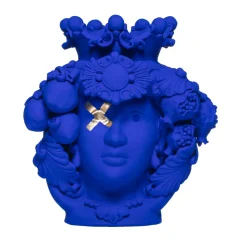 Donna Rosalia Vaso Oltremare blu