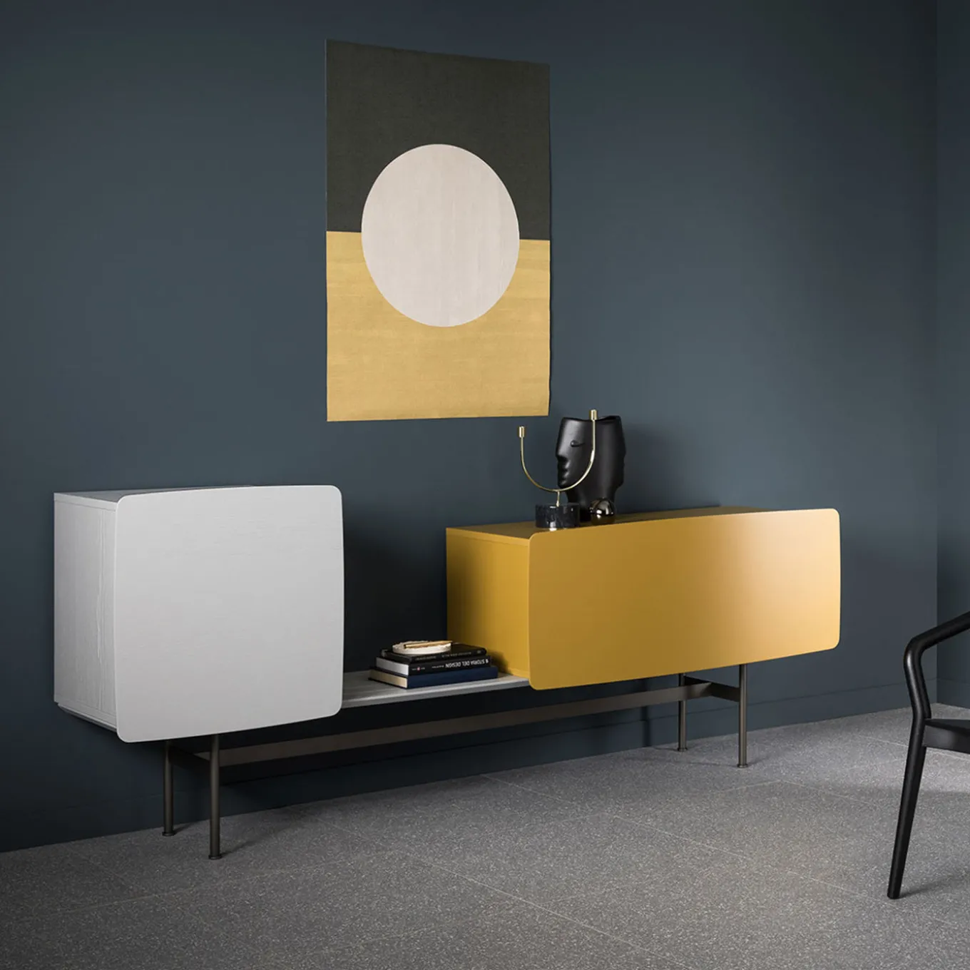 Doppiapresenza Vaso nero piccolo