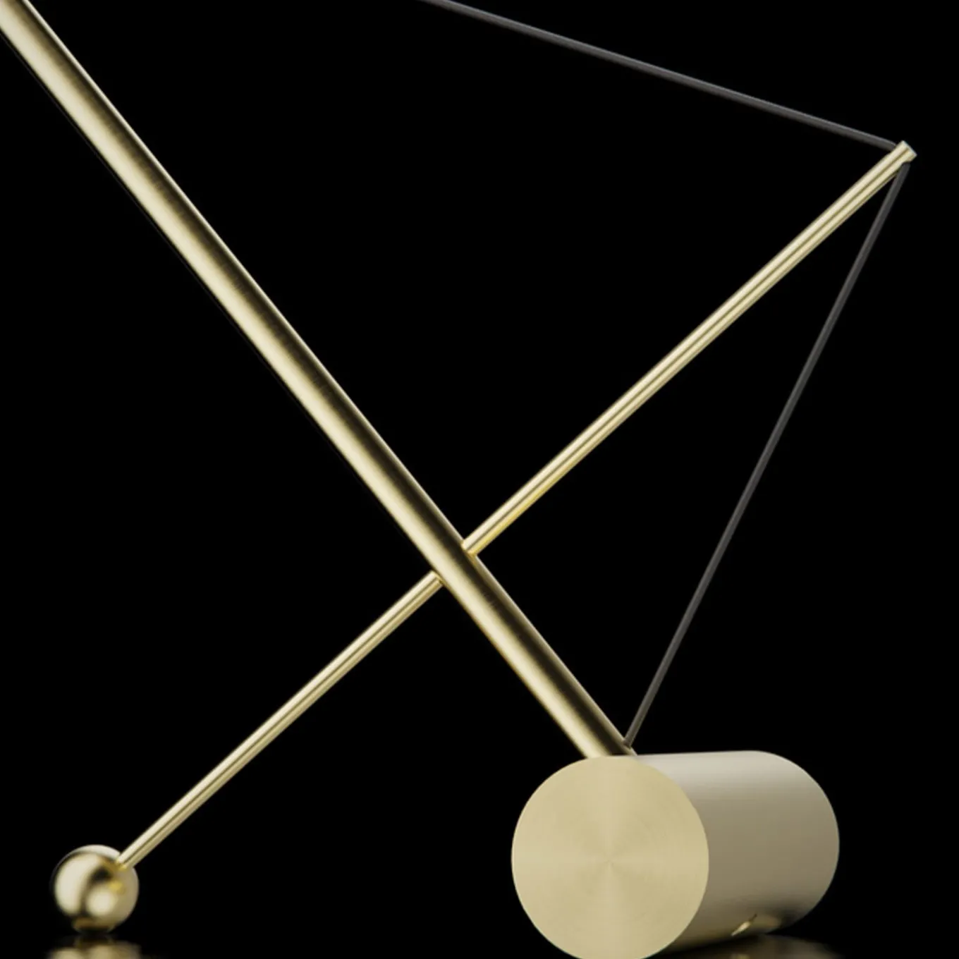 ED049 Lampada da tavolo in ottone