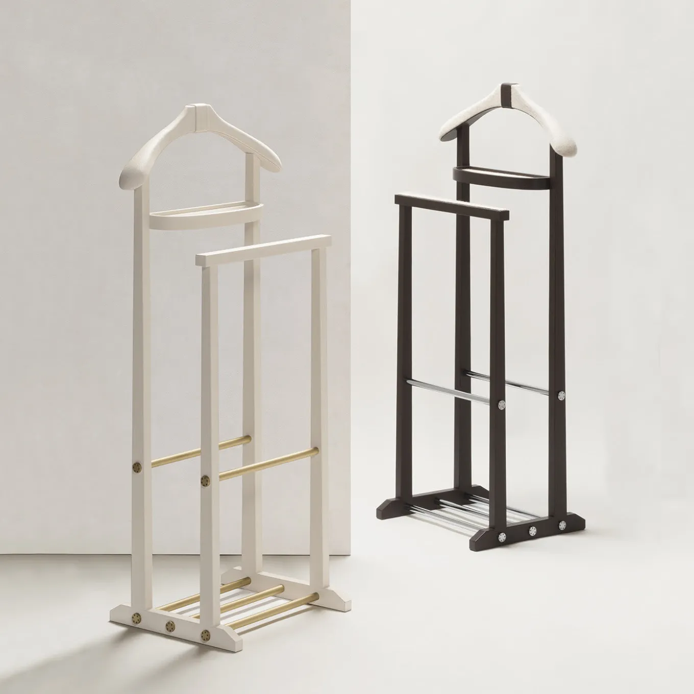 Edoardo Valet in pelle bianca