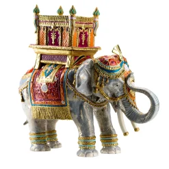 ELEFANTE FELICE DI JAIPUR - ROSSO
