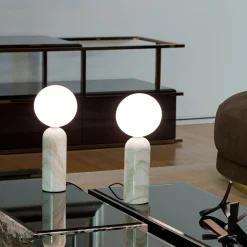 Emma Lampada da Tavolo in marmo Calacatta