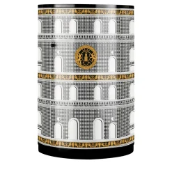 Facciata Quattrocentesca Armadietto alto bianco e nero