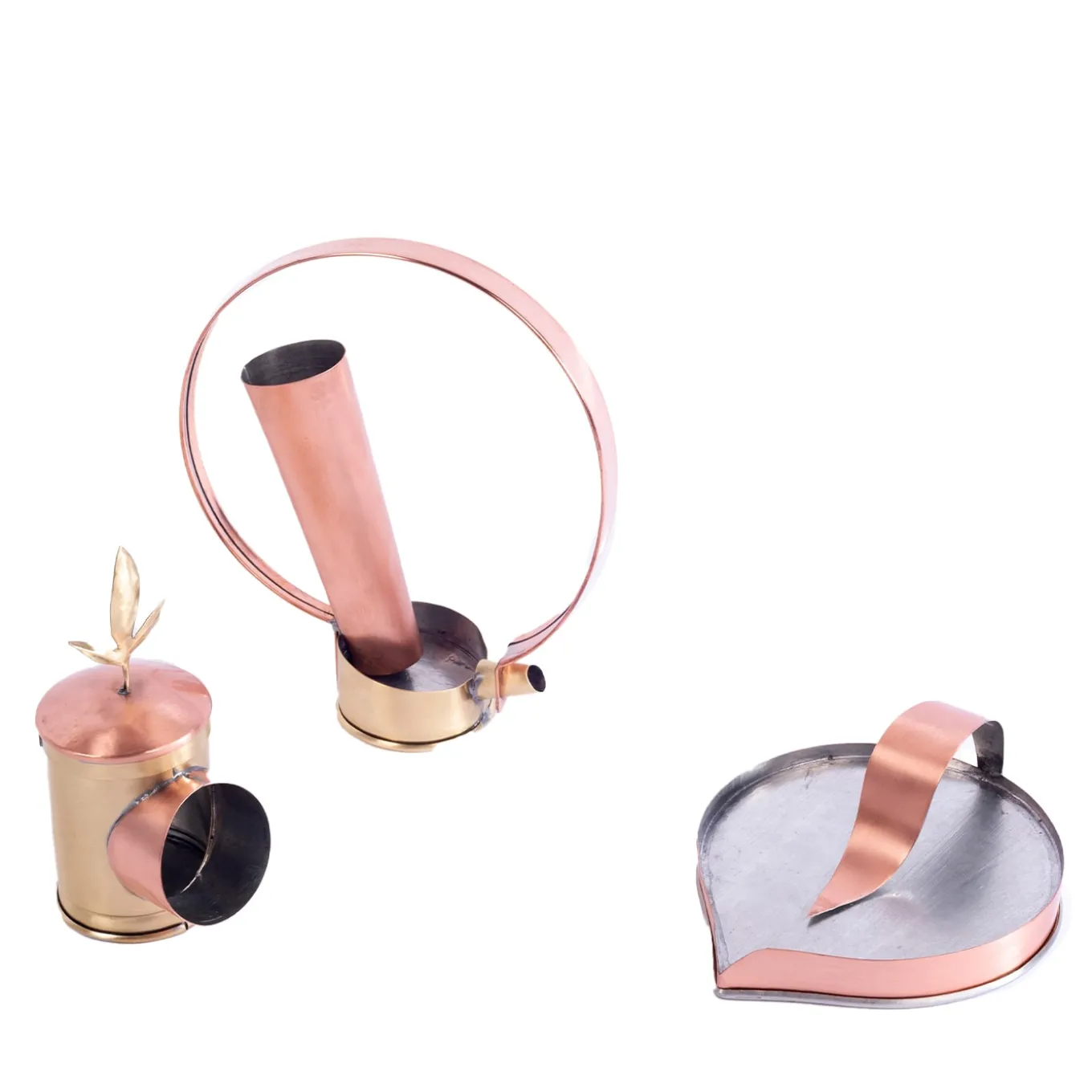 Famiglia Oliva - Set di 3 pezzi per il dosaggio e la degustazione dell'olio d'oliva