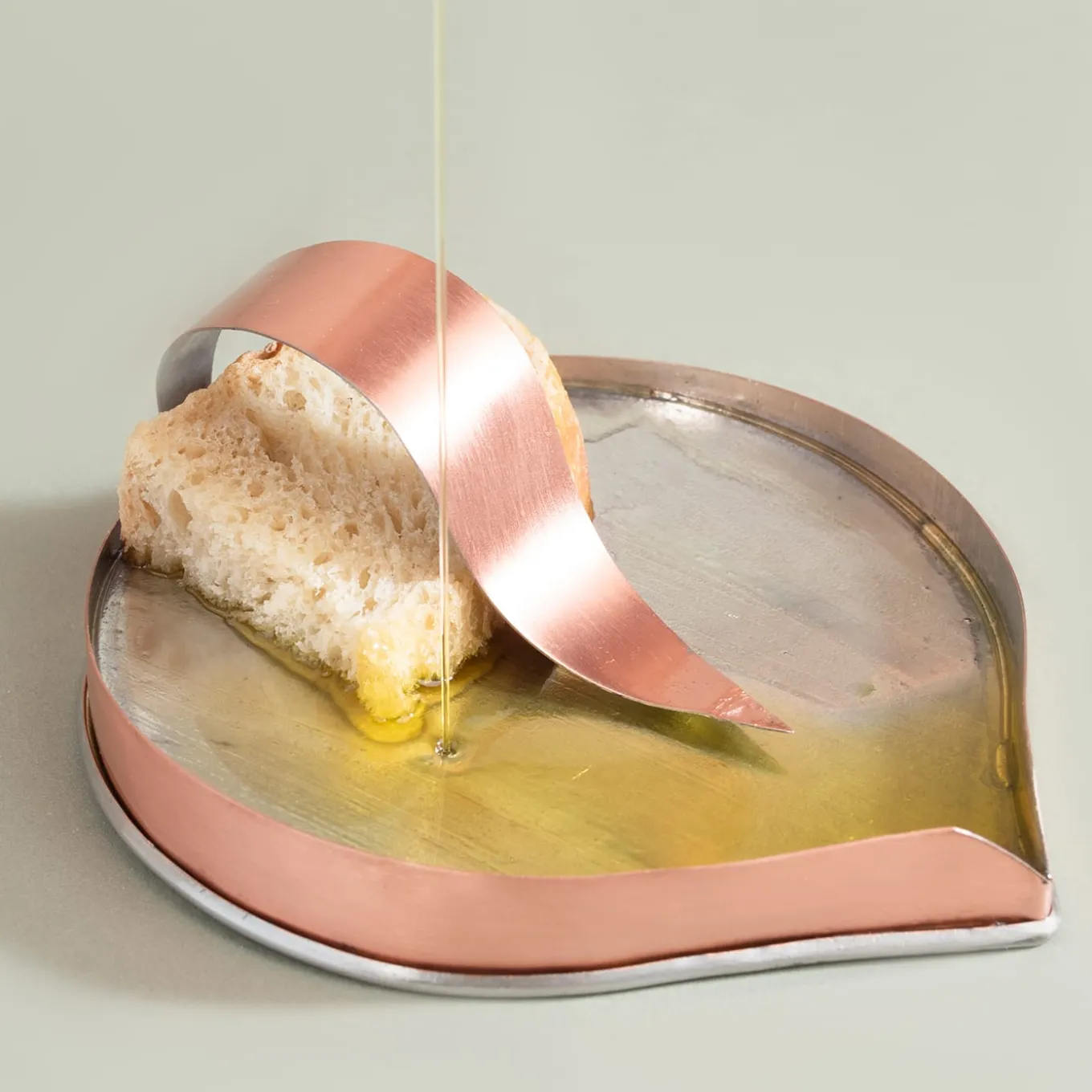 Famiglia Oliva - Set di 2 piatti da pane e olio Gea