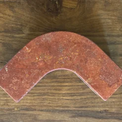 Fermalibri Virgola in Travertino Romano e Persiano