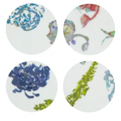 Filicudi Set di 8 sottobicchieri policromi a fantasia