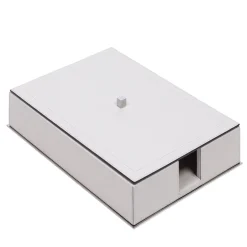 Firenze Vassoio per carta bianca A4 con coperchio