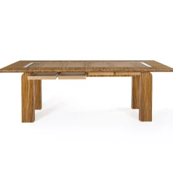 Florence Tavolo rettangolare in legno zebrano 1947