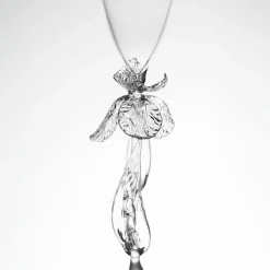 Flûte Iris Pseudacorus in vetro