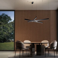 Fly SO Lampadario Multiplo Antracite