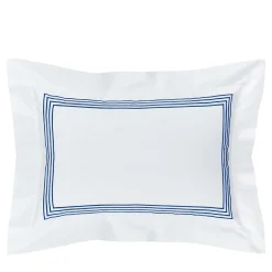 Four Generations Bianco e blu brillante US King Sham