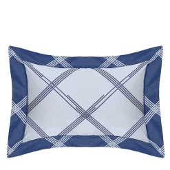 Four Generations Jacquard Blue China US Standard Sham