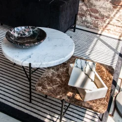 Fruttiera in marmo nero Portoro