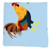 Gallo Tovaglia azzurra rettangolare multicolore