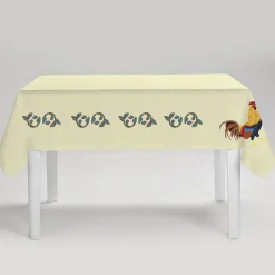 Gallo Tovaglia gialla rettangolare multicolore