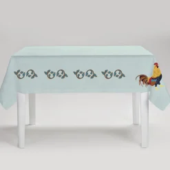 Gallo Tovaglia rettangolare multicolore turchese