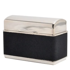 Galucharme Porta sigarette in pelle di squalo nero di Nino Basso