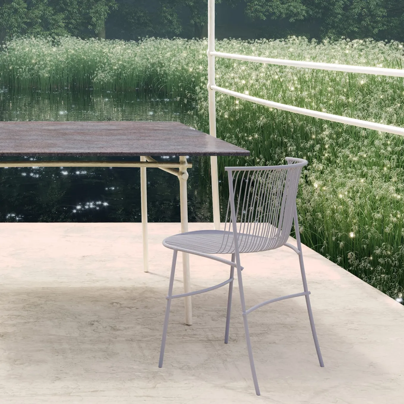 Gazebo rettangolare Bambusae di Zanellato/Bortotto