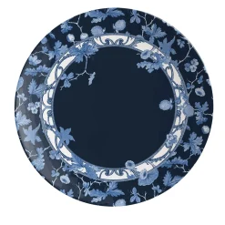 Giardino dell'Eden Set di 2 piatti da dessert in porcellana con decorazione blu #6